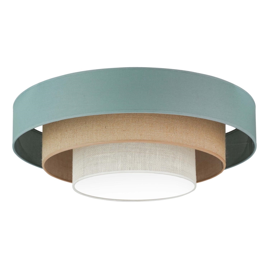 Duolla - LED Ceiling light LUNETA LED/26W/230V d. 60 cm 4000K turquoise/beige/creamy