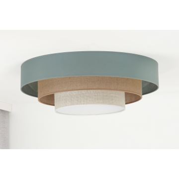 Duolla - LED Ceiling light LUNETA LED/26W/230V d. 60 cm 4000K turquoise/beige/creamy