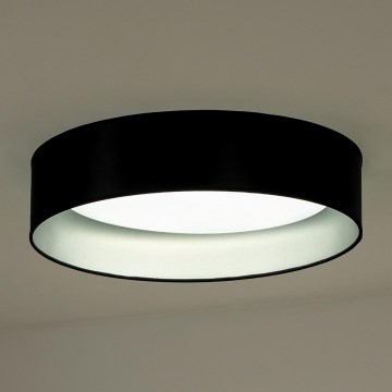 Duolla - LED Ceiling light ROLLER LED/24W/230V black/silver