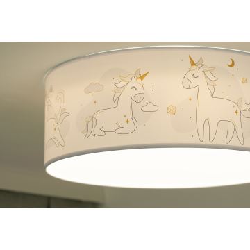 Duolla - LED Children's ceiling light CORTINA LED/26W/230V d. 40 cm 4000K