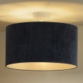 Duolla - Surface-mounted chandelier CORDUROY 1xE27/15W/230V dark blue