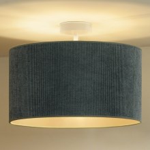 Duolla - Surface-mounted chandelier CORDUROY 1xE27/15W/230V light blue