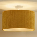 Duolla - Surface-mounted chandelier CORDUROY 1xE27/15W/230V yellow