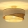 Duolla - Surface-mounted chandelier KOBO 1xE27/15W/230V d. 45 cm beige/brown/white