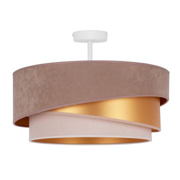 Duolla - Surface-mounted chandelier KOBO 1xE27/15W/230V d. 45 cm beige/gold/creamy