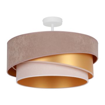 Duolla - Surface-mounted chandelier KOBO 1xE27/15W/230V d. 45 cm beige/gold/creamy