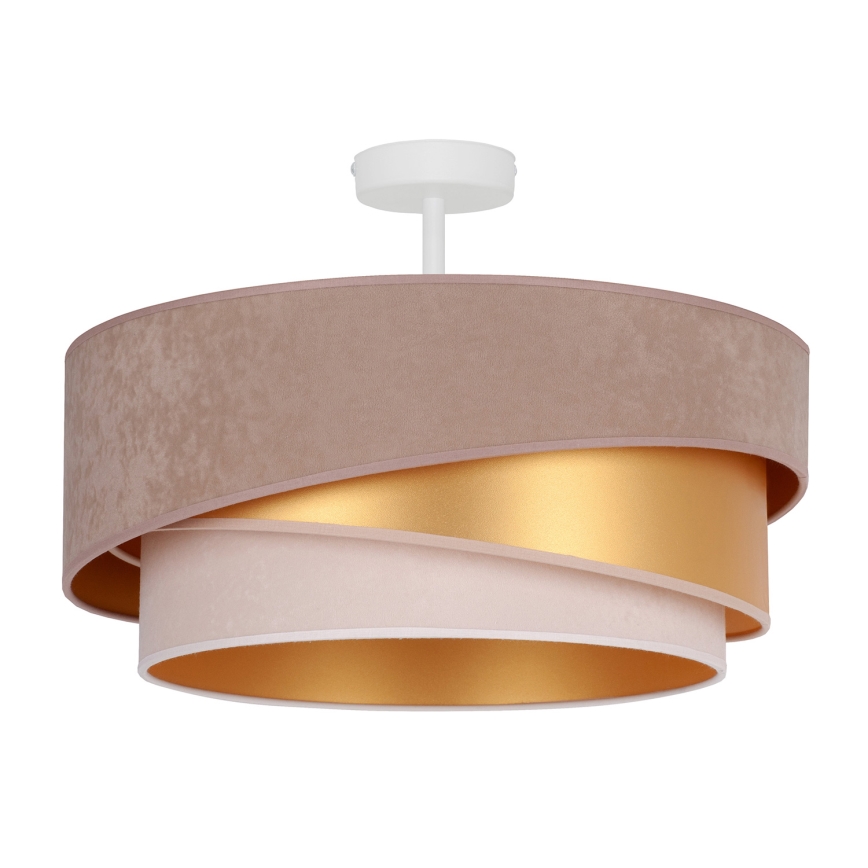 Duolla - Surface-mounted chandelier KOBO 1xE27/15W/230V d. 45 cm beige/gold/creamy