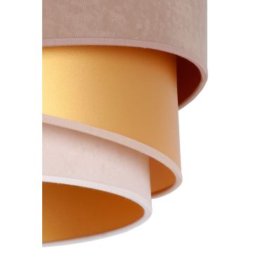 Duolla - Surface-mounted chandelier KOBO 1xE27/15W/230V d. 45 cm beige/gold/creamy