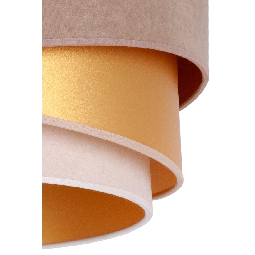 Duolla - Surface-mounted chandelier KOBO 1xE27/15W/230V d. 45 cm beige/gold/creamy