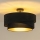 Duolla - Surface-mounted chandelier KOBO 1xE27/15W/230V d. 45 cm black