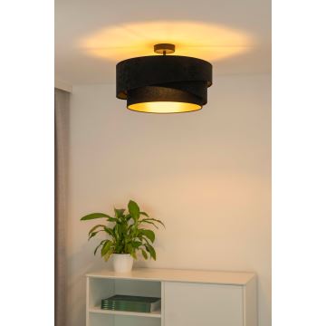 Duolla - Surface-mounted chandelier KOBO 1xE27/15W/230V d. 45 cm black