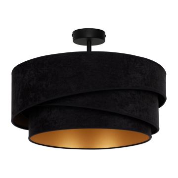 Duolla - Surface-mounted chandelier KOBO 1xE27/15W/230V d. 45 cm black