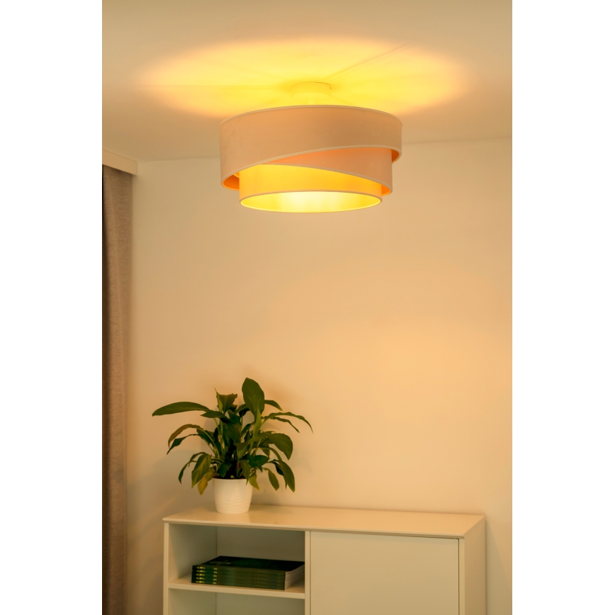 Duolla - Surface-mounted chandelier KOBO 1xE27/15W/230V d. 45 cm creamy