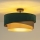 Duolla - Surface-mounted chandelier KOBO 1xE27/15W/230V d. 45 cm green/gold/creamy