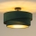 Duolla - Surface-mounted chandelier KOBO 1xE27/15W/230V d. 45 cm green