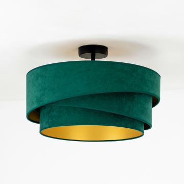 Duolla - Surface-mounted chandelier KOBO 1xE27/15W/230V d. 45 cm green