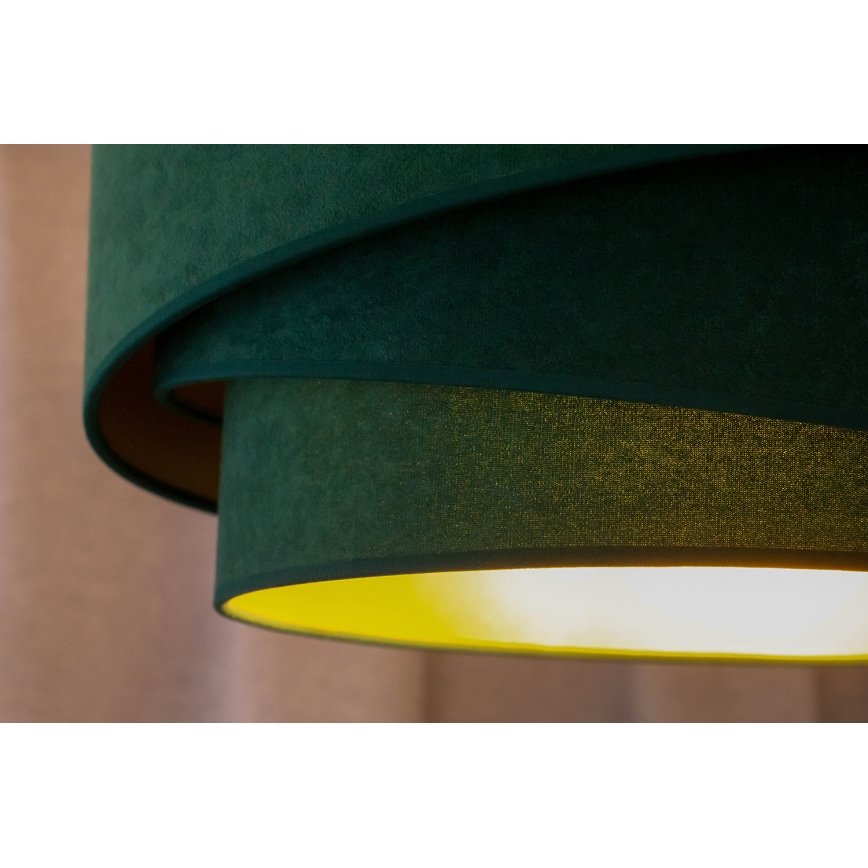 Duolla - Surface-mounted chandelier KOBO 1xE27/15W/230V d. 45 cm green