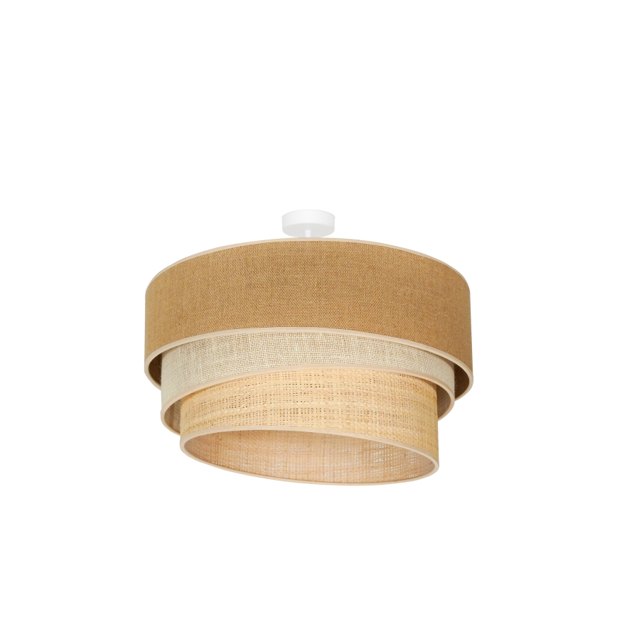 Duolla - Surface-mounted chandelier YUTE TRIO 3xE27/15W/230V d. 60 cm brown/grey/beige