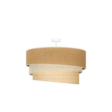 Duolla - Surface-mounted chandelier YUTE TRIO 3xE27/15W/230V d. 60 cm brown/grey/beige