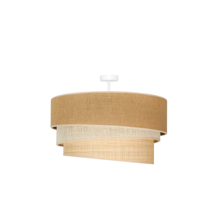 Duolla - Surface-mounted chandelier YUTE TRIO 3xE27/15W/230V d. 60 cm brown/grey/beige