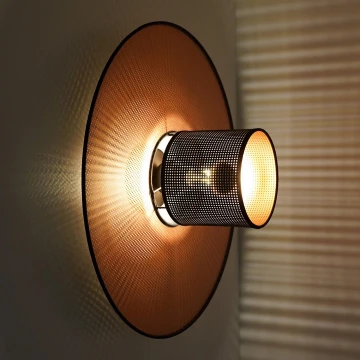 Duolla - Wall light TOKYO SHINY 1xE27/15W/230V copper/black