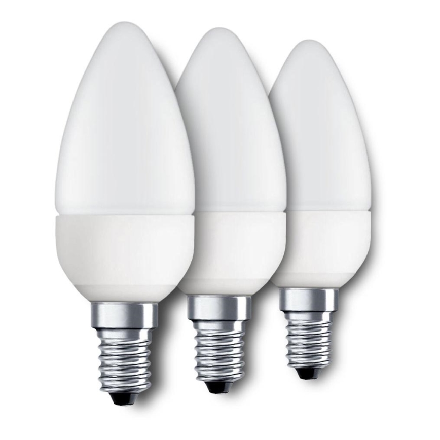 Eglo 10697 - SET 3x LED Bulb E14/4W/230V 320lm candle 3000K