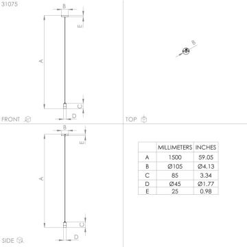 Eglo - Chandelier on a string 1xE27/40W/230V black/gold