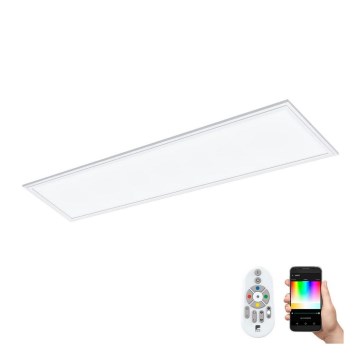 Eglo 32734 - LED RGBW Dimmable surface-mounted/recessed panel 2in1 SALOBRENA-C LED/34W/230V white + remote control