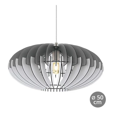 Eglo 32833 - Chandelier on a string SOTOS 1xE27/60W/230V