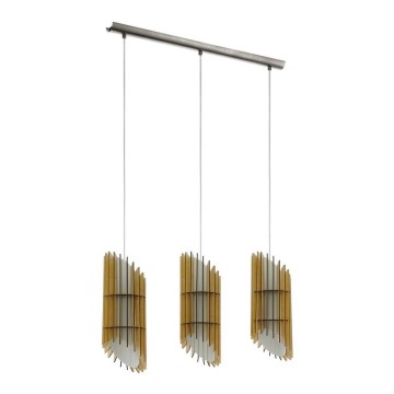 Eglo 33549 - Chandelier on a string AGREDA 3xE27/40W/230V