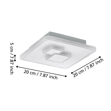 Eglo - LED Ceiling light LED/7,8W/230V white