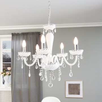 Eglo 39113- Chandelier CARPENTO 5xE14/40W/230V