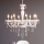 Eglo 39114 - Chandelier CARPENTO 8x14/40W/230V