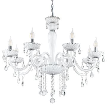 Eglo 39114 - Chandelier CARPENTO 8x14/40W/230V