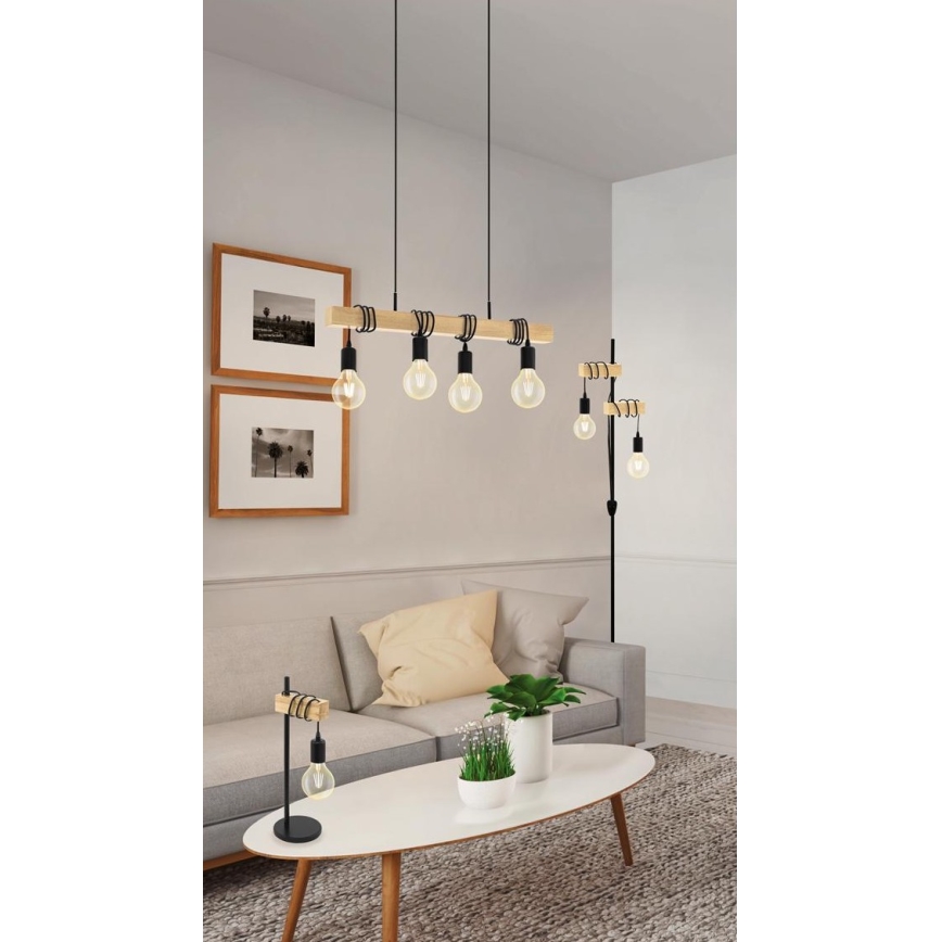 Eglo - Chandelier on a string 4xE27/60W/230V - FSC certified