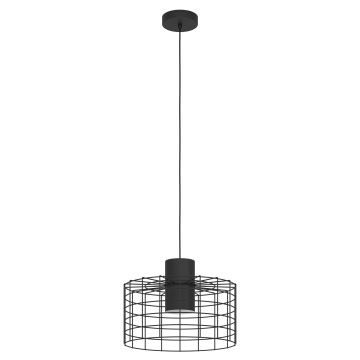 Eglo - Chandelier on a string 1xE27/40W/230V d. 38 cm black