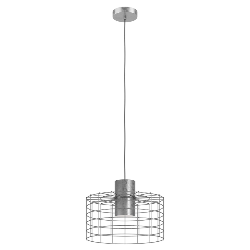 Eglo - Chandelier on a string 1xE27/40W/230V d. 38 cm silver