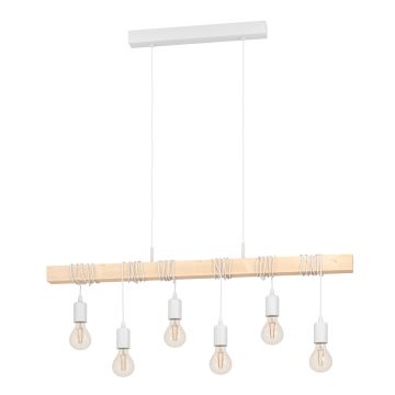 Eglo - Chandelier on a string 6xE27/60W/230V - FSC certified