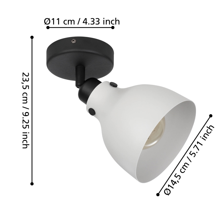 Eglo 43827 - Spotlight MATLOCK 1xE27/40W/230V