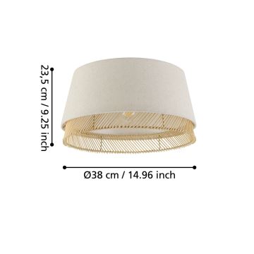 Eglo - Ceiling light 1xE27/40W/230V