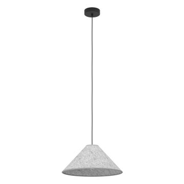 Eglo - Chandelier on a string 1xE27/40W/230V grey