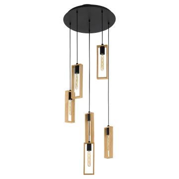 Eglo - Chandelier on a string 6xE27/60W/230V - FSC certified