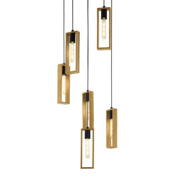 Eglo - Chandelier on a string 6xE27/60W/230V - FSC certified