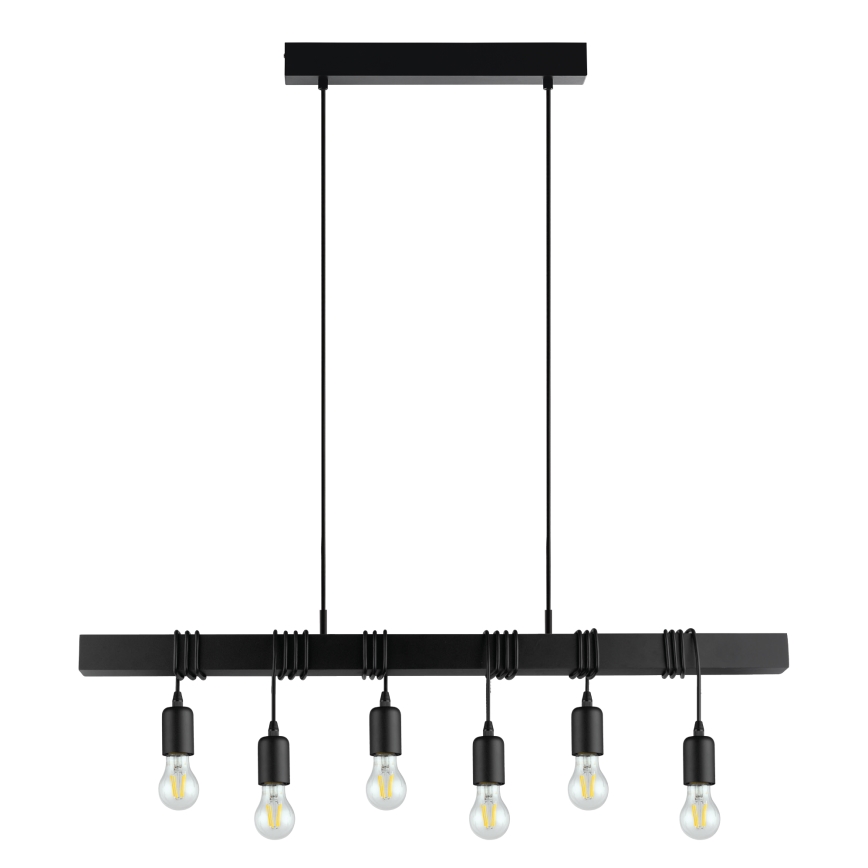 Eglo - Chandelier on a string 6xE27/60W/230V - FSC certified