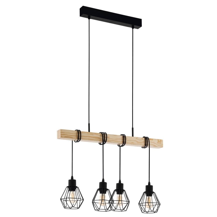 Eglo - Chandelier on a string 4xE27/60W/230V - FSC certified