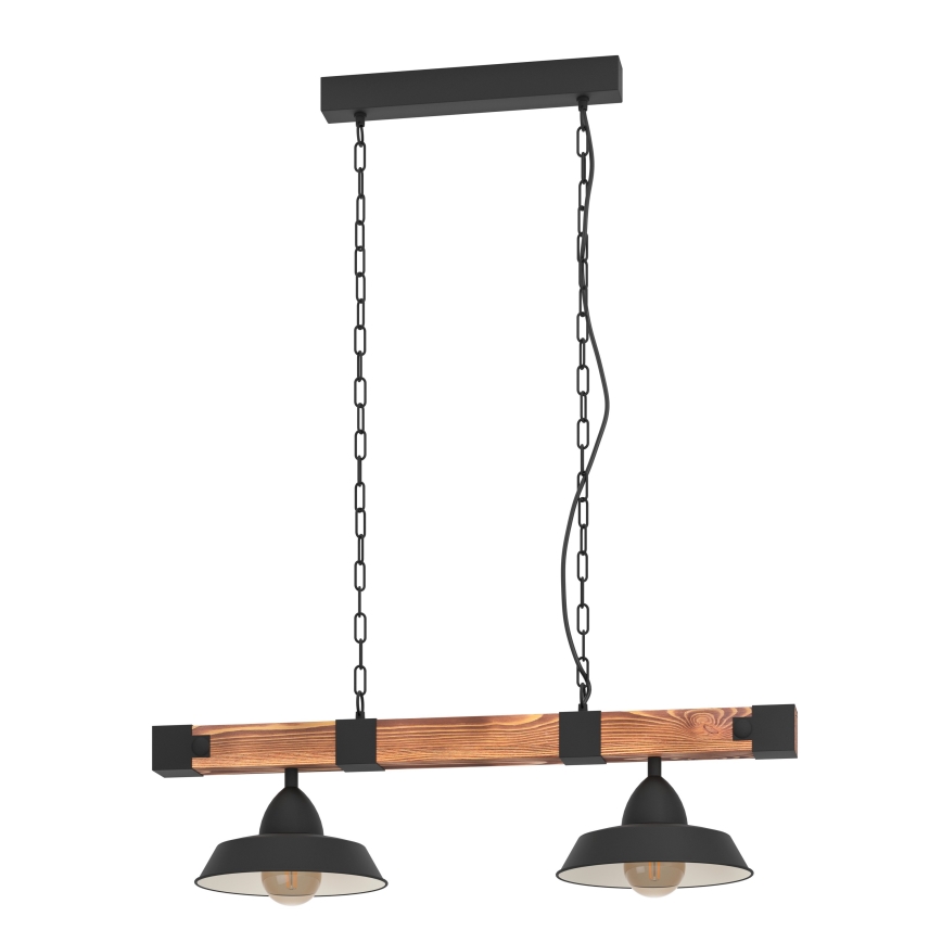 Eglo - Chandelier on a chain 2xE27/60W/230V - FSC certified