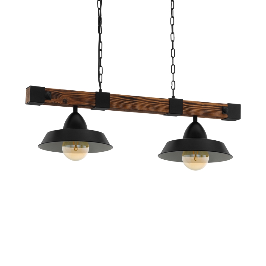 Eglo - Chandelier on a chain 2xE27/60W/230V - FSC certified