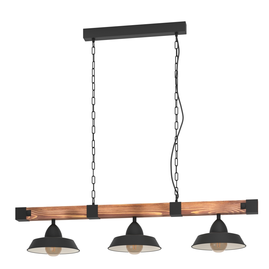 Eglo - Chandelier on a chain 3xE27/60W/230V - FSC certified