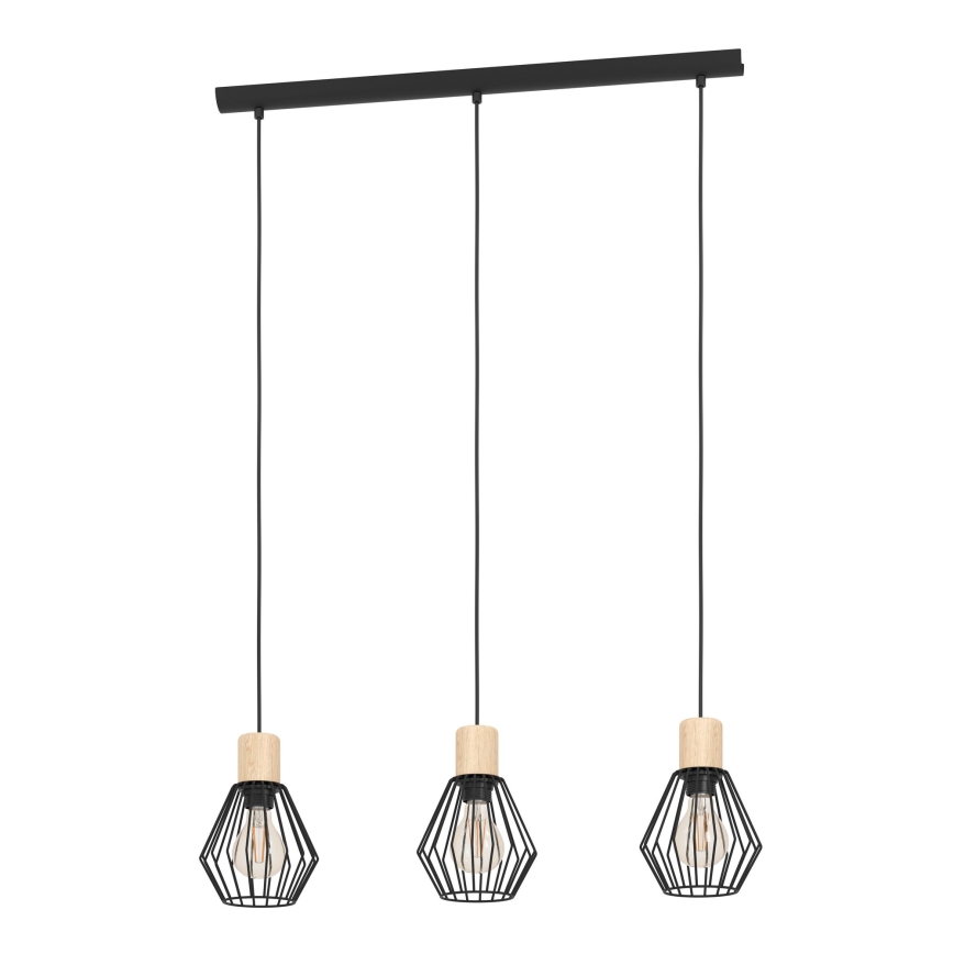 Eglo - Chandelier on a string 3xE27/60W/230V - FSC certified