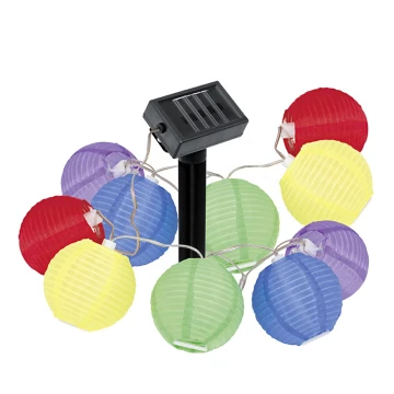 EGLO 47339 - Solar garden light ballons 10xLED/0.075W IP44